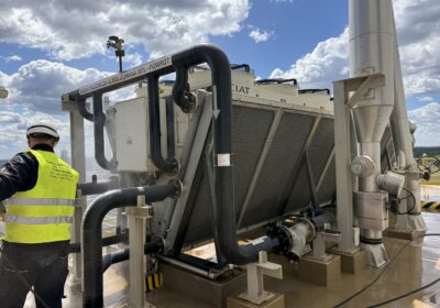 Industrial cooler cleaning